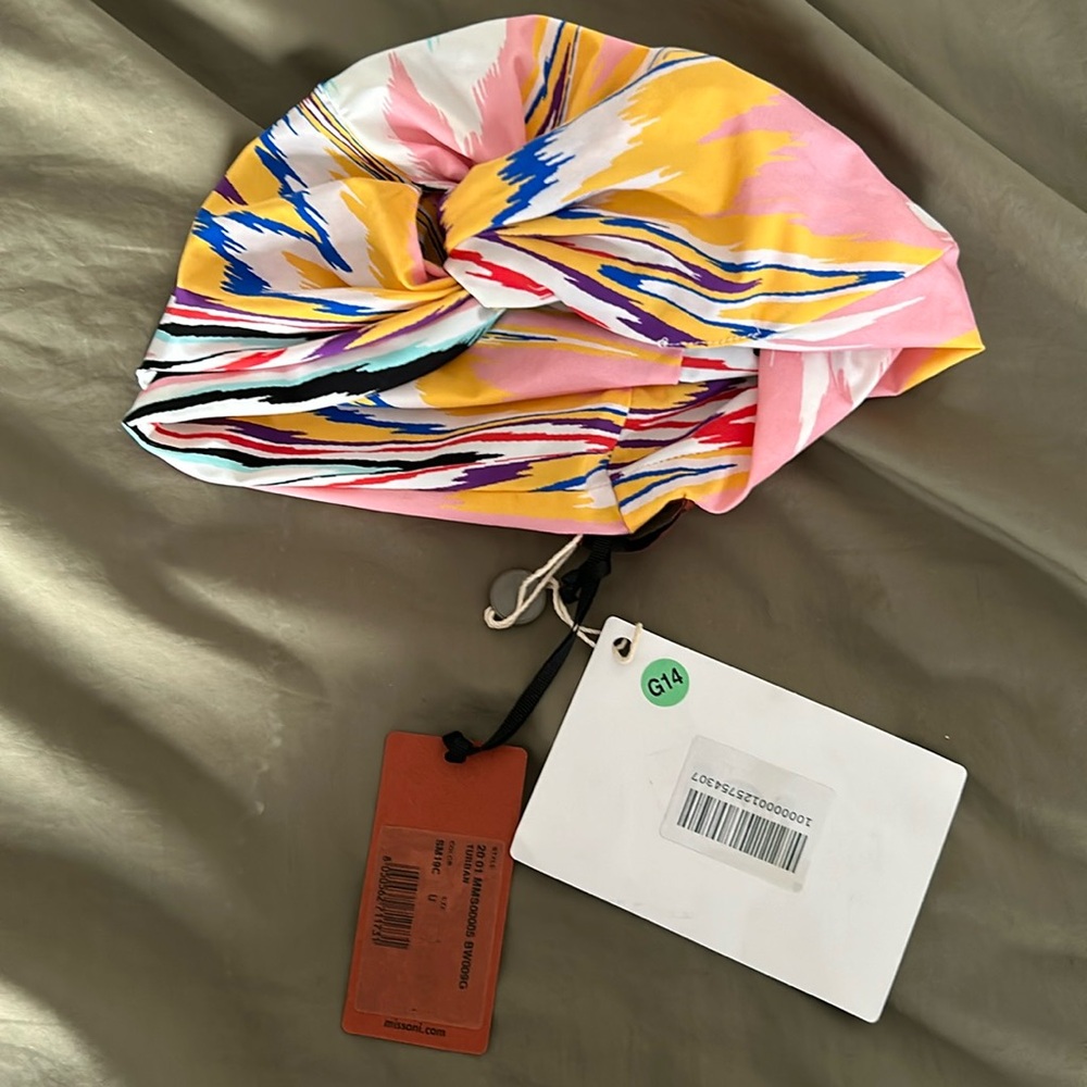 Missoni swim head turban